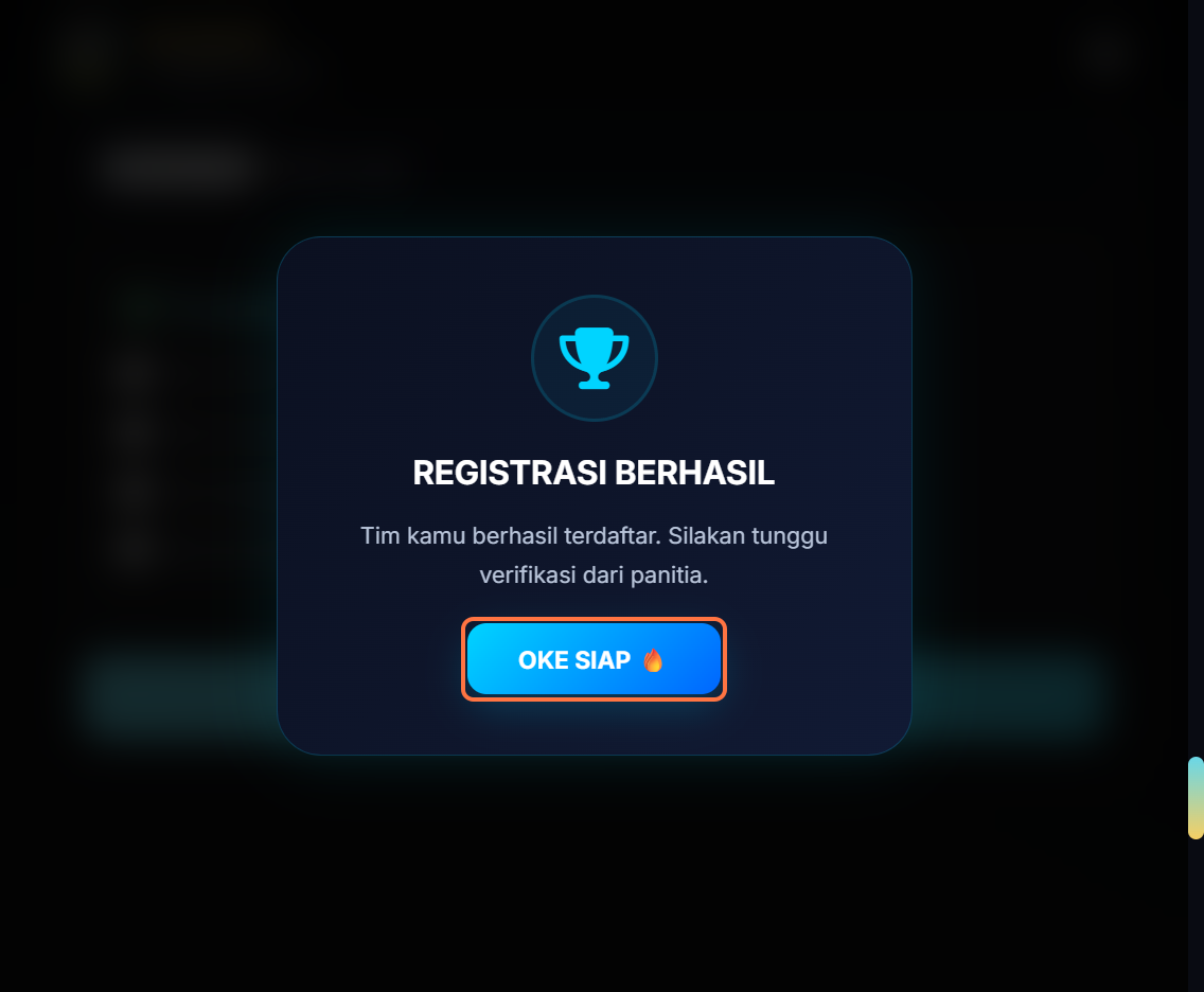 Registrasi Berhasil